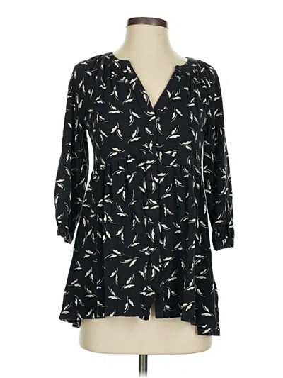 Pre-owned Maeve By Anthropologie Kimono In Black