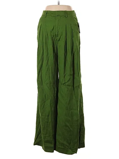 Maeve By Anthropologie Linen Pants In Green