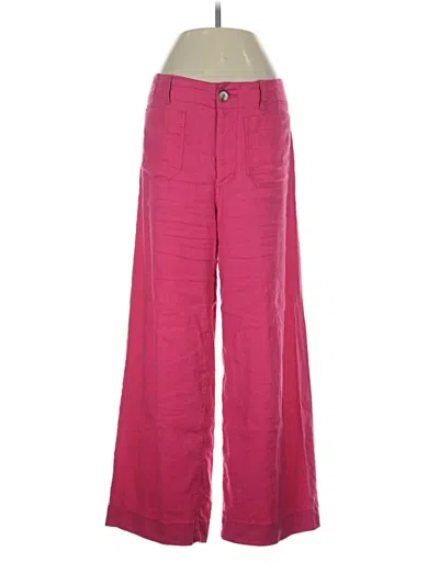 Pre-owned Maeve By Anthropologie Linen Pants In Pink