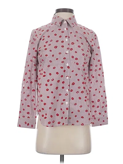 Maeve By Anthropologie Long Sleeve Blouse In Purple
