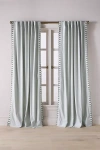 Maeve By Anthropologie Loop Embroidered Cotton Curtain