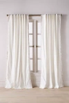 Maeve By Anthropologie Loop Embroidered Cotton Curtain