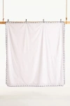 Maeve By Anthropologie Looped Organic Percale Duvet Cover In White