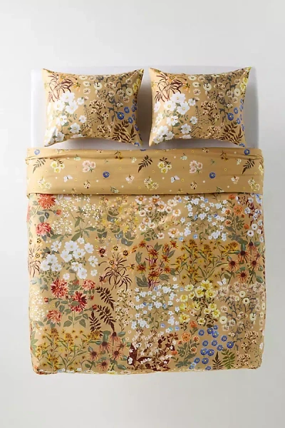 Maeve By Anthropologie Maeve Organic Cotton Sateen Printed Duvet Cover