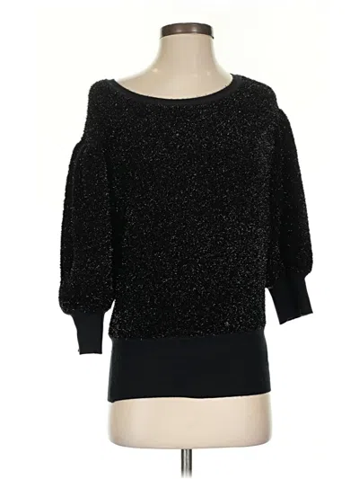 Pre-owned Maeve By Anthropologie Pullover Sweater In Black