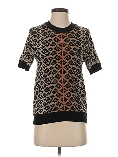 Pre-owned Maeve By Anthropologie Pullover Sweater In Black