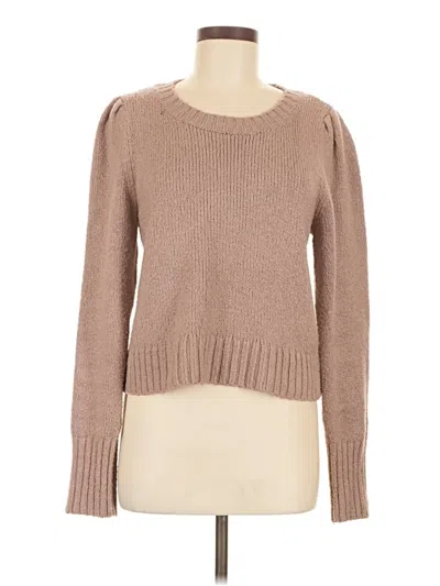 Pre-owned Maeve By Anthropologie Pullover Sweater In Brown