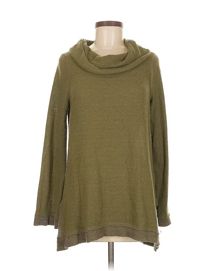 Pre-owned Maeve By Anthropologie Pullover Sweater In Green