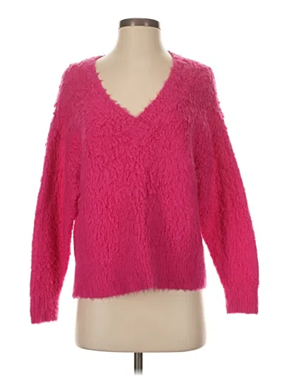 Pre-owned Maeve By Anthropologie Pullover Sweater In Pink