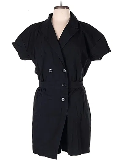 Pre-owned Maeve By Anthropologie Romper In Black