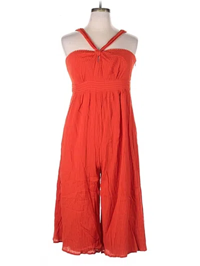 Pre-owned Maeve By Anthropologie Romper In Red