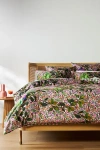 Maeve By Anthropologie Sateen Duvet Cover In Pink