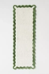 Maeve By Anthropologie Scalloped Bath Mat In Green