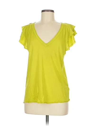 Pre-owned Maeve By Anthropologie Short Sleeve T-shirt In Yellow