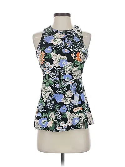 Pre-owned Maeve By Anthropologie Sleeveless Blouse In Blue