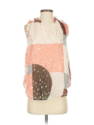 Pre-owned Maeve By Anthropologie Sleeveless Blouse In Pink