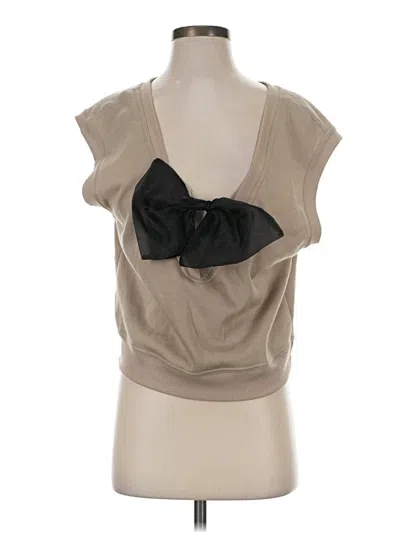Pre-owned Maeve By Anthropologie Sleeveless Blouse In Tan