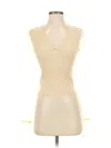 Maeve By Anthropologie Sleeveless Top Ivory Halter Neckline Tops In Neutral