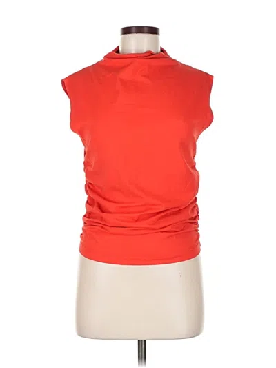Pre-owned Maeve By Anthropologie Sleeveless Top Red Cowl Neck Tops