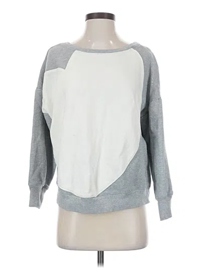 Pre-owned Maeve By Anthropologie Sweatshirt In Gray