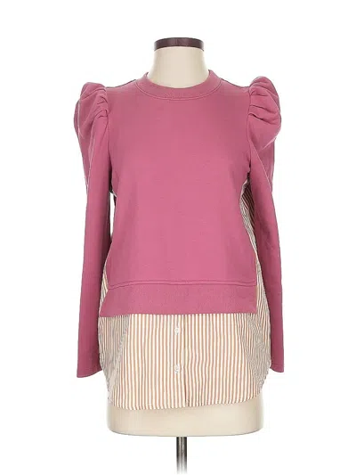 Pre-owned Maeve By Anthropologie Sweatshirt In Pink