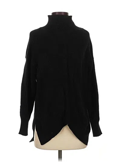 Pre-owned Maeve By Anthropologie Turtleneck Sweater In Black