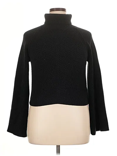 Pre-owned Maeve By Anthropologie Turtleneck Sweater In Black
