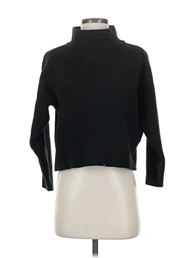 Pre-owned Maeve By Anthropologie Turtleneck Sweater In Black