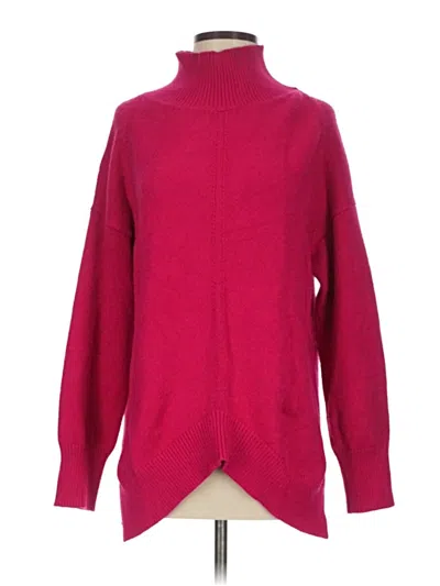 Pre-owned Maeve By Anthropologie Turtleneck Sweater In Burgundy