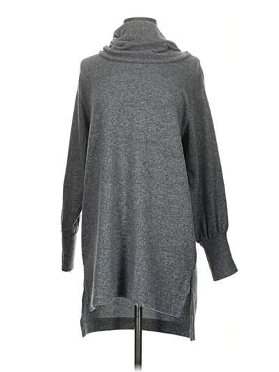 Pre-owned Maeve By Anthropologie Turtleneck Sweater In Gray