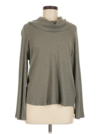 Pre-owned Maeve By Anthropologie Turtleneck Sweater In Gray