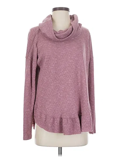 Pre-owned Maeve By Anthropologie Turtleneck Sweater In Pink