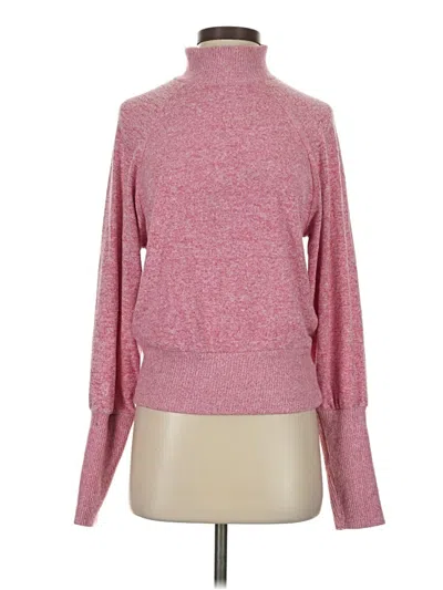Pre-owned Maeve By Anthropologie Turtleneck Sweater In Pink