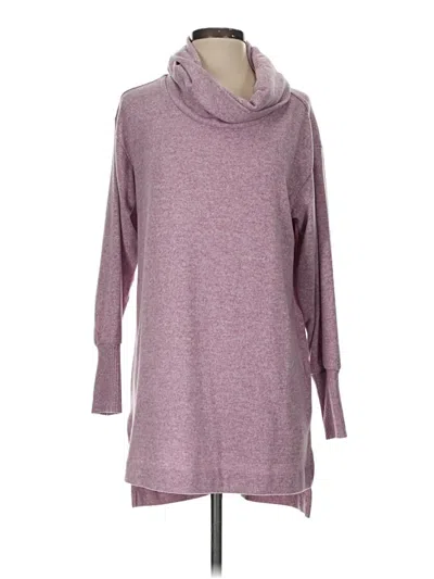 Pre-owned Maeve By Anthropologie Turtleneck Sweater In Purple