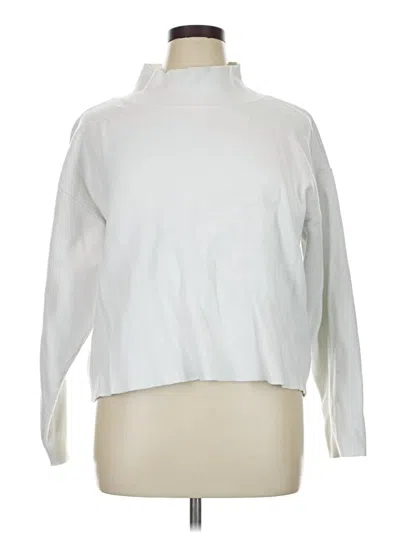 Pre-owned Maeve By Anthropologie Turtleneck Sweater In White