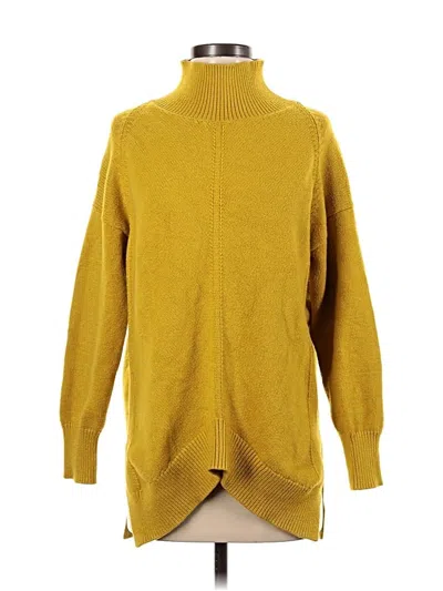 Pre-owned Maeve By Anthropologie Turtleneck Sweater In Yellow