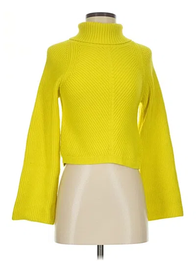 Pre-owned Maeve By Anthropologie Turtleneck Sweater In Yellow
