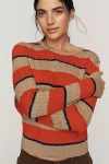 Maeve Cable-knit Pullover Sweater In Multicolor