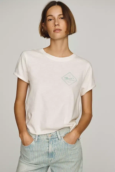 Maeve Caitlin Boxy Tee By  In White