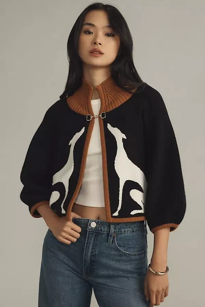 Maeve Cape Cardigan Sweater In Multicolor