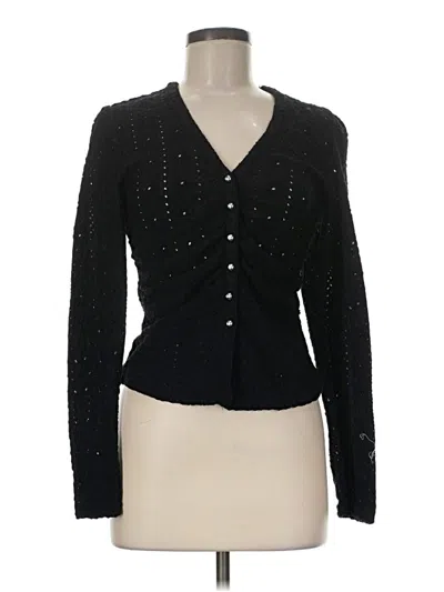 Pre-owned Maeve Cardigan Sweater In Black