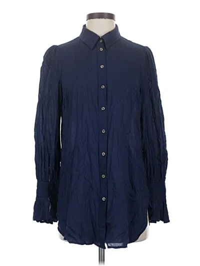 Pre-owned Maeve Cardigan Sweater In Blue