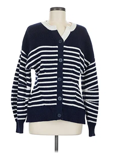 Pre-owned Maeve Cardigan Sweater In Blue