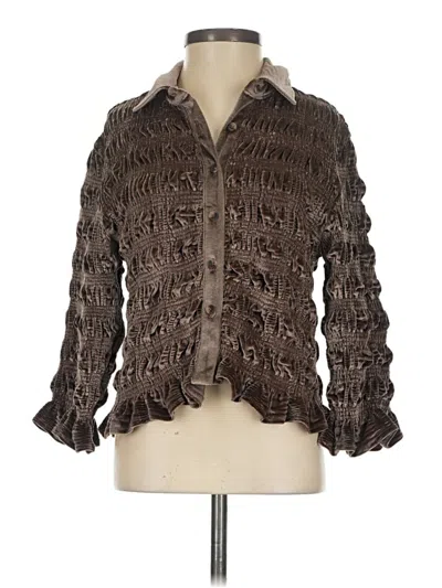 Pre-owned Maeve Cardigan Sweater In Brown
