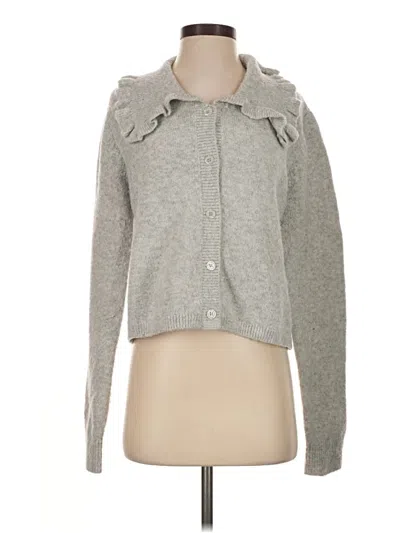 Pre-owned Maeve Cardigan Sweater In Gray