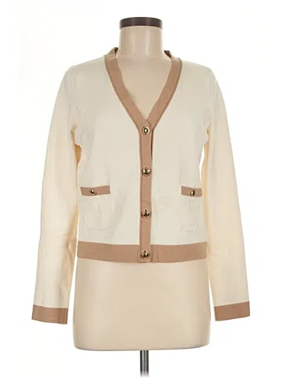 Pre-owned Maeve Cardigan Sweater In Ivory