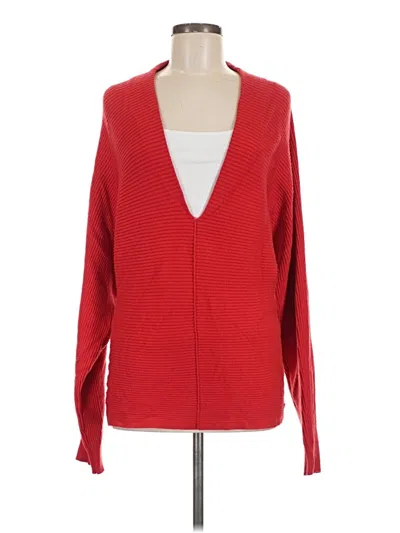 Pre-owned Maeve Cardigan Sweater In Red