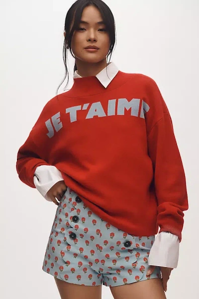 Maeve Carys Mock-neck Jumper In Multicolor