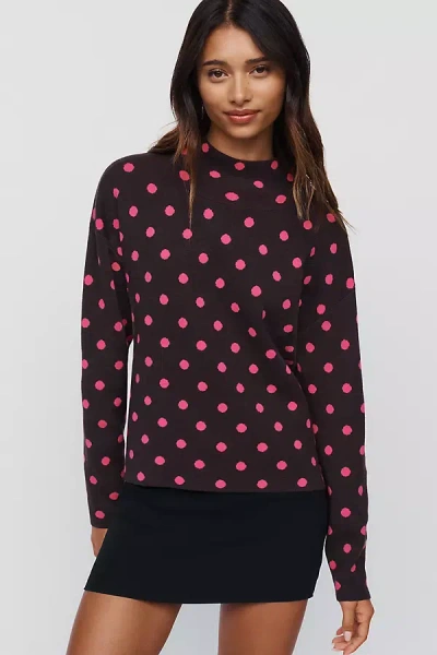Maeve Carys Mock Neck Sweater In Multi