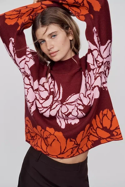 Maeve Carys Mock-neck Sweater By  In Multicolor